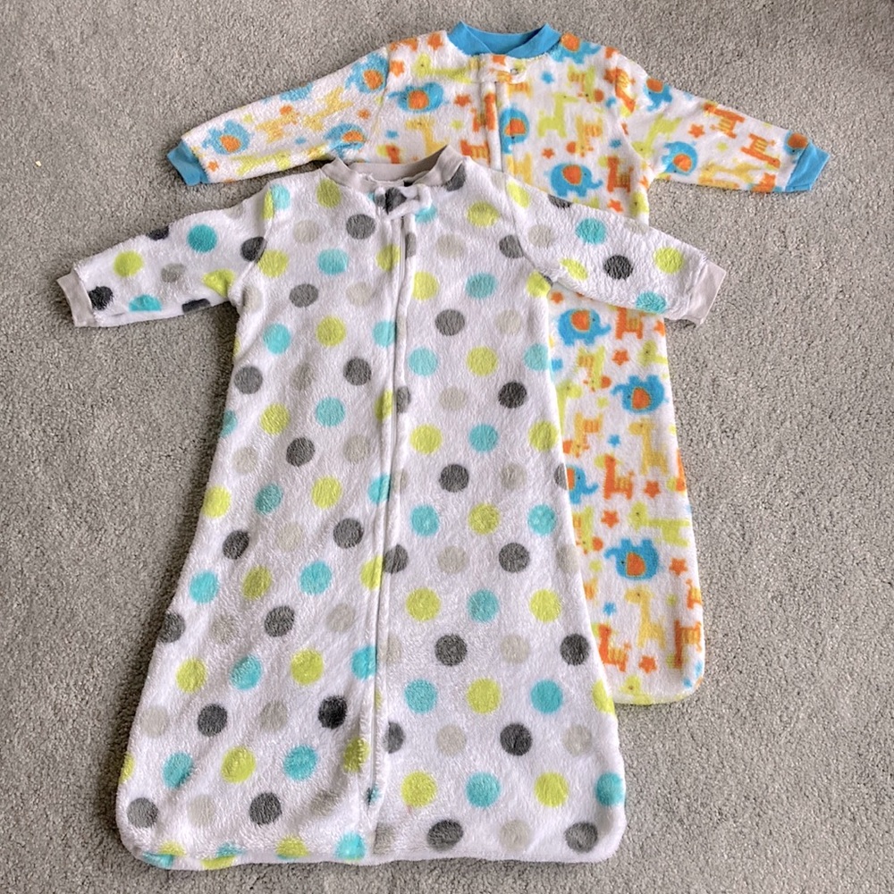 BG Baby Gear Sleep Sack / Sleep Bag - lot of 2 - Size 0-9 months